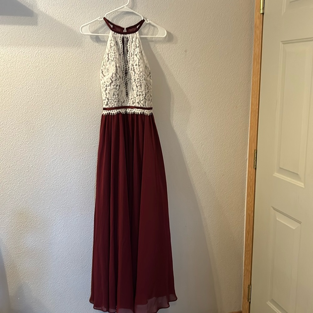 Christina Wu Celebration bridesmaid dress with built in pads size 0